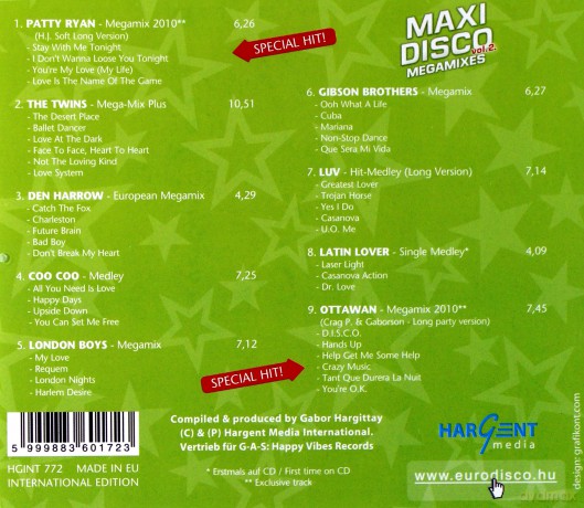 Maxi Disco Megamixes vol. 2 [CD]