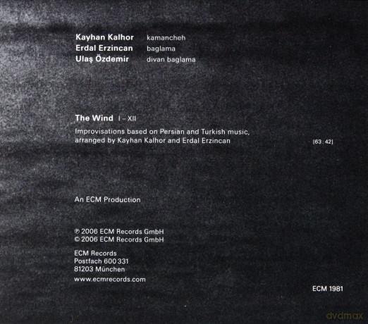 Kalhor Kayhan: The Wind [CD]