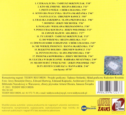Składanka: Niezapomniane piosenki lat 50tych,cz5 (digipack) [CD]