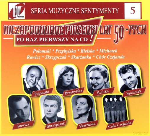 Składanka: Niezapomniane piosenki lat 50tych,cz5 (digipack) [CD]