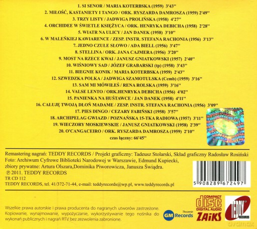 Składanka: Niezapomniane przeboje lat 50-tych,12 (digipack) [CD]