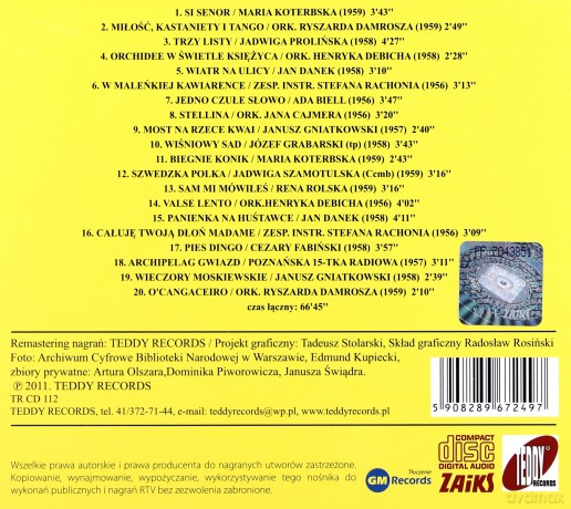 Składanka: Niezapomniane przeboje lat 50-tych,12 (digipack) [CD]