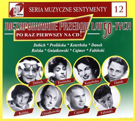 Składanka: Niezapomniane przeboje lat 50-tych,12 (digipack) [CD]