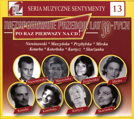 Składanka: Niezapomniane przeboje lat 50-tych,13 (digipack) [CD]