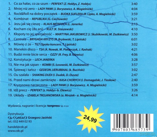 Składanka: Przeboje Polskiego Rocka vol.1 [CD]