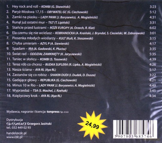 Składanka: Przeboje Polskiego Rocka Vol.2 (digipack) [CD]