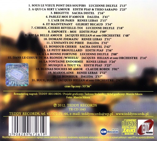 Składanka: Przeboje znad Sekwany 1953-1961 (digipack) [CD]