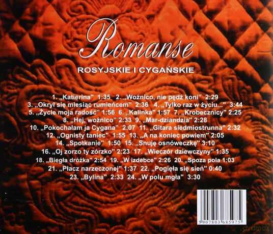 Składanka: Romanse rosyjskie i cygańskie [CD]