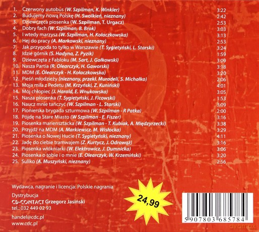 Składanka: Złote przeboje socjalizmu [CD]