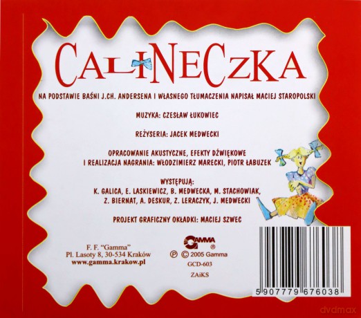 Słuchowisko: Calineczka [CD]