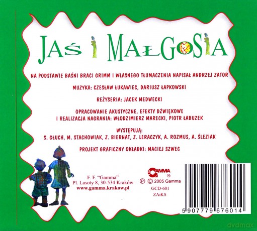 Słuchowisko: Jaś i Małgosia [CD]