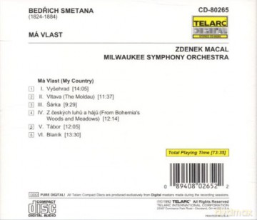 Smetana: Ma Vlast, Zdenek Macal [CD]