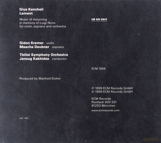 Kancheli: Lament [CD]