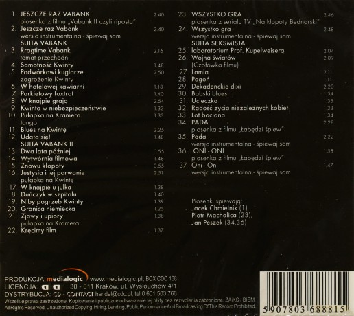Vabank i Seksmisja Soundtrack (Henryk Kuźniak) [CD]