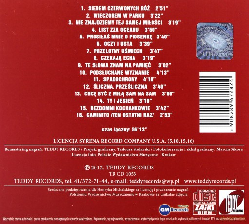 Tadeusz Skrzypczak: Muzyka wspomnień (digipack) [CD]