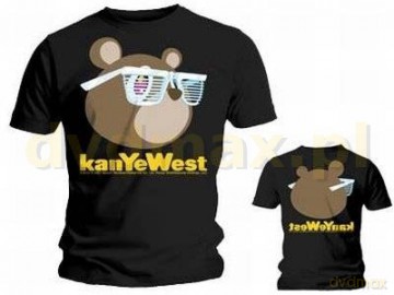 Kanye West: Teddybear Glasses M Black [T-Shirt]