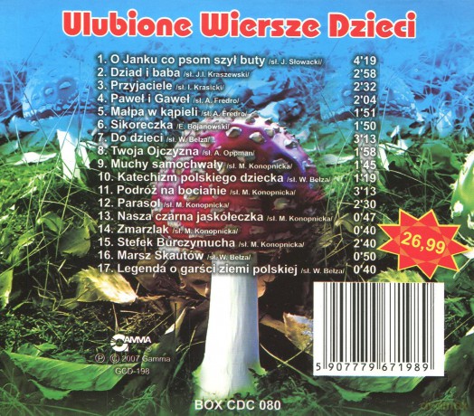 Ulubione Wiersze Dzieci [CD]