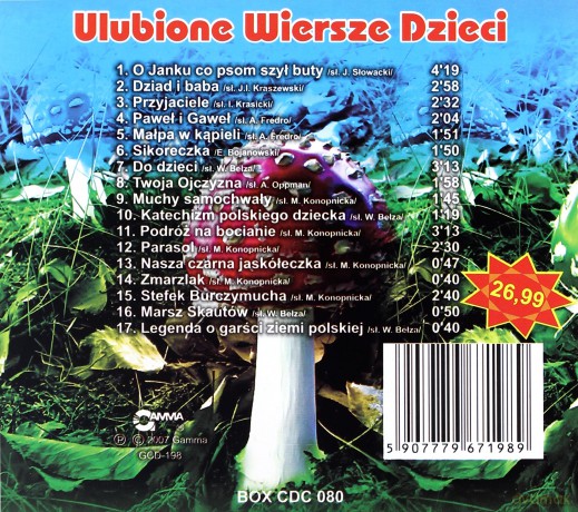 Ulubione Wiersze Dzieci [CD]