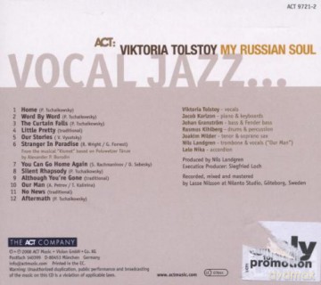 Viktoria Tolstoy: My Russian Soul (digipack) [CD]