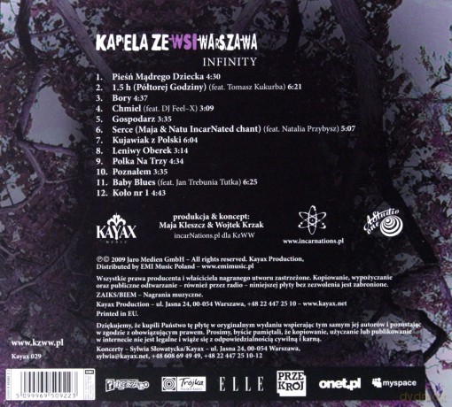 Kapela ze wsi Warszawa: Infinity (digipack) [CD]