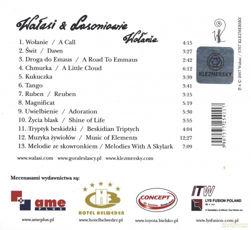 Wałasi i Lasoniowie: Wołanie (digipack) [CD]