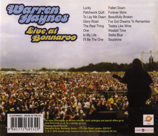 Warren Haynes: Live at Bonnaro [CD]
