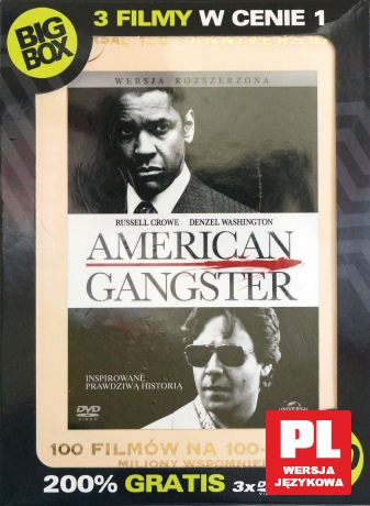 Big BOX 200%: Amerykański gangster / Świadek koronny / Czerwony smok [BOX] [3DVD]+[3xKSIĄŻKA]