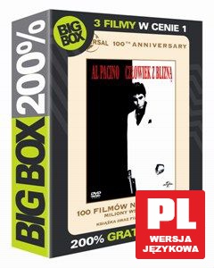 Big box 200%: Czlowiek z blizna / Komornik / King Kong [BOX] [3DVD]