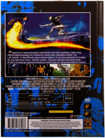 Fantastyczna Czwórka 2: Narodziny Srebrnego Surfera (Superbohaterowie) (booklet) [DVD]