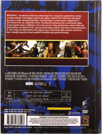Spider-Man 2 (Superbohaterowie) (booklet) [DVD]