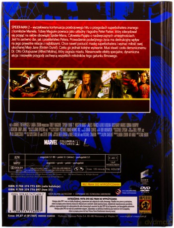 Spider-Man 2 (Superbohaterowie) (booklet) [DVD]