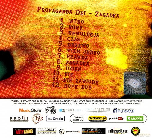 Propaganda Dei: Zagadka (digipack) [CD]
