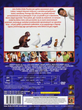 Dr. Dolittle (Kino familijne) (booklet) [DVD]