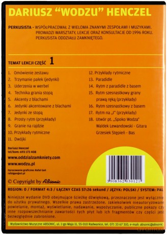 Szkoła Na Perkusję 1 [DVD]