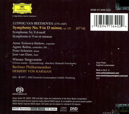 Karajan: Beethoven 9 [SACD]