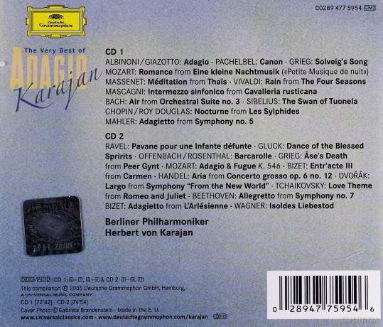 Karajan: The Very Best Of Adagio [2CD]