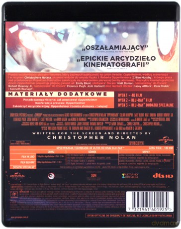 Oppenheimer [Blu-Ray 4K]+[2xBlu-Ray]