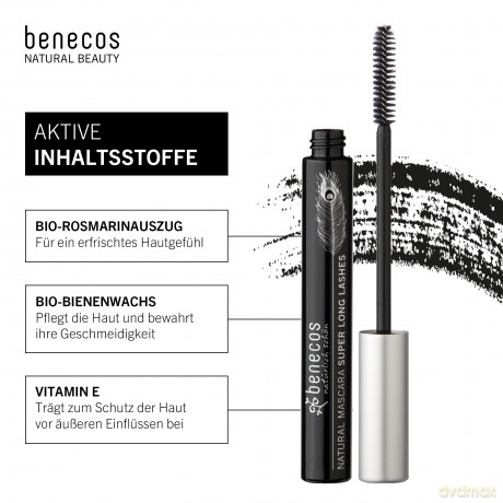BENECOS mascara super long lashes 8 ml [KOSMETYKI]