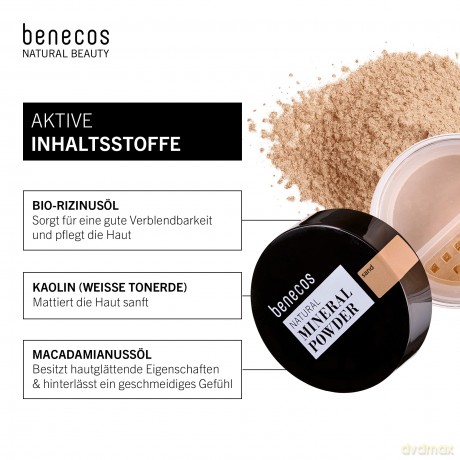 BENECOS Puder Mineralny Sand 10 g [KOSMETYKI]
