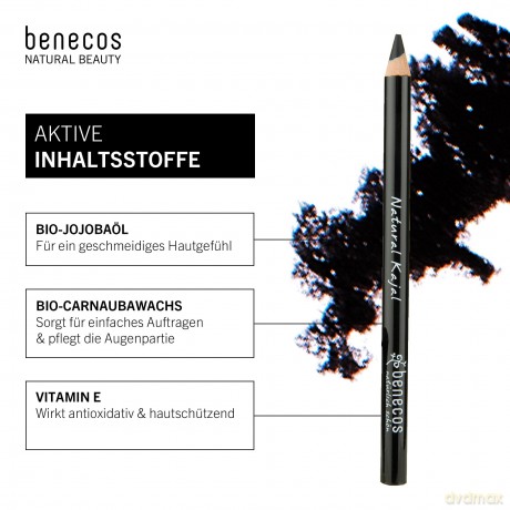 BENECOS kredka do oczu czarna 1,13 g [KOSMETYKI]