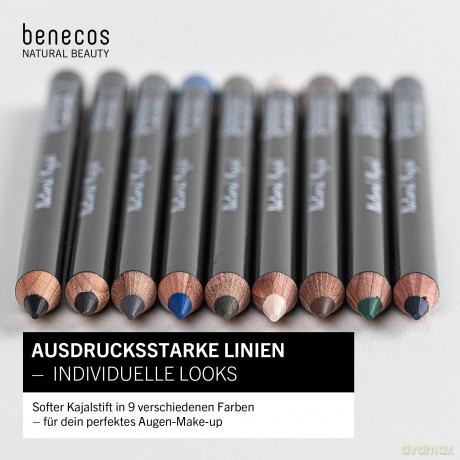 BENECOS kredka do oczu czarna 1,13 g [KOSMETYKI]