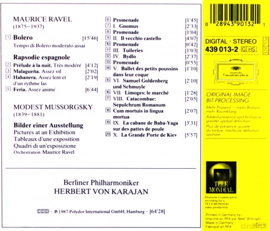 Karajan Gold: Ravel- Bolero, Musorgsky- Pictures.. [CD]