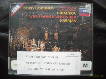 Karajan Wp: Mussorgsky:Boris Godunov (Ga) [3CD]