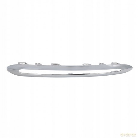 Listwa atrapy zderzaka przód L MERCEDES B-KLASA W246/W242 09.14-12.18 BLIC 6502-07-3509923P (z otworami na lampy do jazdy dziennej, plastik, chromowany)