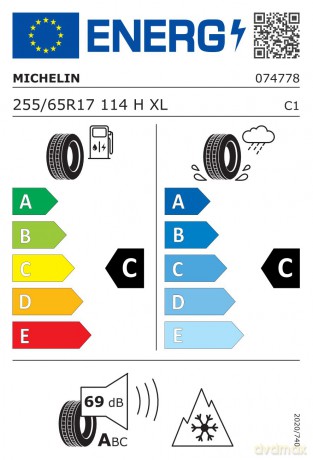 Michelin Latitude Alpin LA2 255/65R17 114 H przyczepność na śniegu (3PMSF), wzmocnienie (XL)