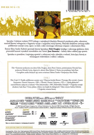 Spartakus (1960) wydanie specjalne [2DVD]