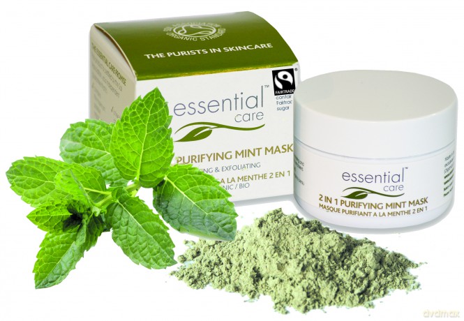 ESSENTIAL CARE miętowa maseczka oczyszczająca 2w1 [KOSMETYKI]