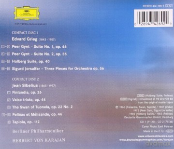 Karajan: Collection Grieg Sibelius [2CD]