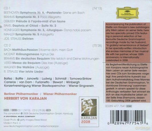 Karajan: Eliette Von Karajan:Mein Leben An Seiner [2CD]