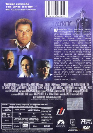 Sprawa honoru - Córka generała [DVD]